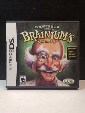 Nintendo DS Professor Brainium's Games with Manual Rated Everyone